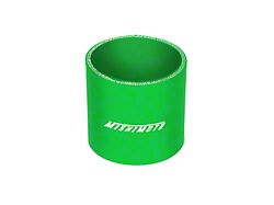 Mishimoto Silicone Straight Coupler; 2.50-Inch; Green (Universal; Some Adaptation May Be Required)