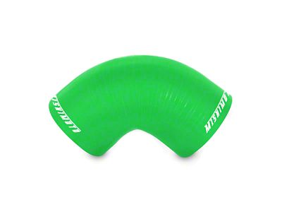 Mishimoto Silicone 90-Degree Coupler; 3-Inch; Green (Universal; Some Adaptation May Be Required)