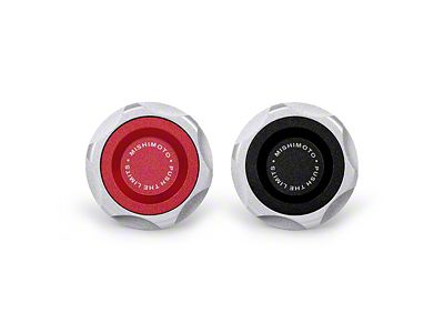 Mishimoto Oil Filler Cap; Red (14-24 4.3L Silverado 1500)