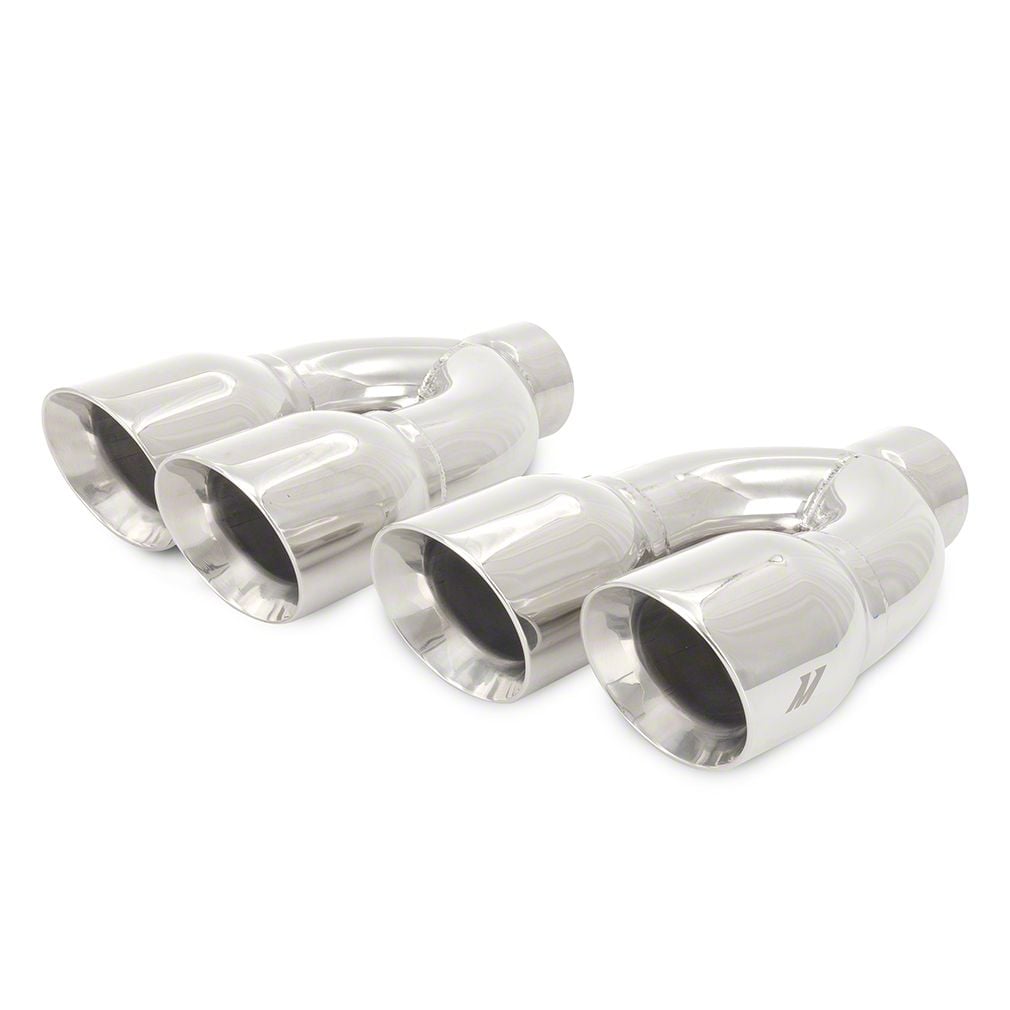 Pack Of 2 Exhaust Tip - To Fit 1.75 2.5 Inch Tail Pipe Chrome - View #10