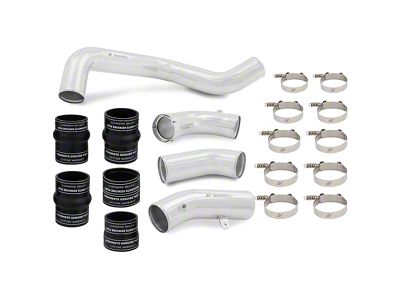 Mishimoto Intercooler Pipe and Boot Kit; Polished (17-19 6.6L Duramax Silverado 2500 HD)