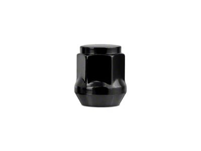 Mishimoto Black Steel Acorn Lug Nuts; M14 x 1.5; Set of 32 (07-23 Silverado 3500 HD)