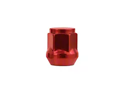 Mishimoto Red Steel Acorn Lug Nuts; M14 x 1.5; Set of 32 (07-23 Silverado 3500 HD)