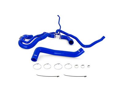 Mishimoto Silicone Radiator Hose Kit; Blue (17-19 6.6L Duramax Silverado 3500 HD)