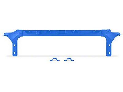 Mishimoto Upper Radiator Support Bar; Micro-Wrinkle Blue (11-16 6.7L Powerstroke F-250 Super Duty)