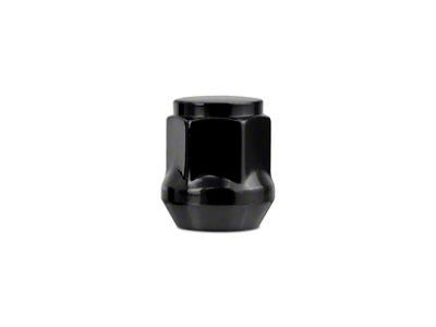 Mishimoto Black Steel Acorn Lug Nuts; M14 x 1.5; Set of 24 (07-25 Tahoe)