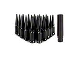 Mishimoto Black Steel Spiked Lug Nuts; M14 x 1.5; Set of 24 (07-25 Tahoe)