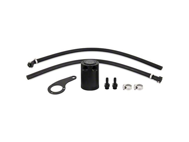 Mishimoto Baffled Oil Catch Can; Black (15-18 Yukon)