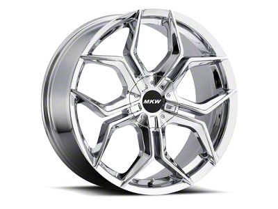 MKW M121 Chrome 6-Lug Wheel; 22x9; 18mm Offset (07-13 Sierra 1500)