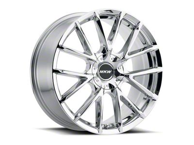 MKW M123 Chrome 6-Lug Wheel; 22x9; 18mm Offset (23-25 Canyon)