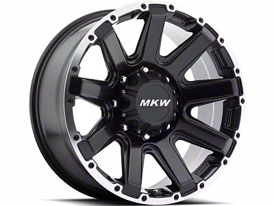 MKW Offroad M94 Satin Black Machined 6-Lug Wheel; 18x9; 10mm Offset (04-08 F-150)