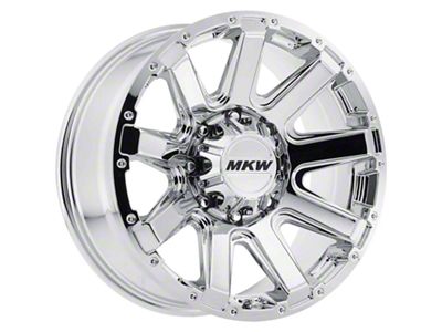 MKW Offroad M94 Chrome 6-Lug Wheel; 17x9; 10mm Offset (07-13 Sierra 1500)