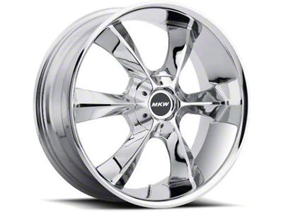 MKW Offroad M119 Chrome 6-Lug Wheel; 20x9; 30mm Offset (07-13 Silverado 1500)