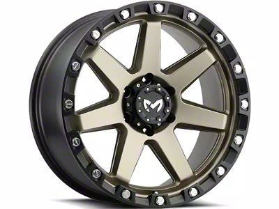 MKW Offroad M203 Matte Bronze 6-Lug Wheel; 17x8.5; 0mm Offset (07-13 Silverado 1500)