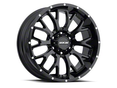 MKW Offroad M95 Satin Black 6-Lug Wheel; 20x9; -10mm Offset (07-13 Silverado 1500)