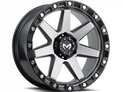 MKW Offroad M203 Matte Gray 6-Lug Wheel; 20x9; 1mm Offset (07-14 Tahoe)