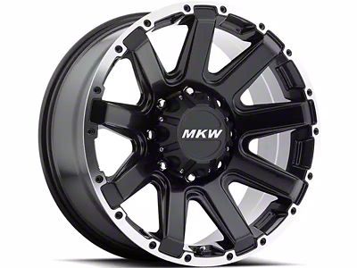 MKW Offroad M94 Satin Black Machined 6-Lug Wheel; 20x9; 10mm Offset (09-14 F-150)