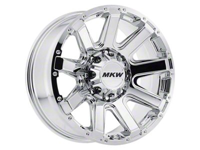 MKW Offroad M94 Chrome 6-Lug Wheel; 17x9; 10mm Offset (14-18 Sierra 1500)
