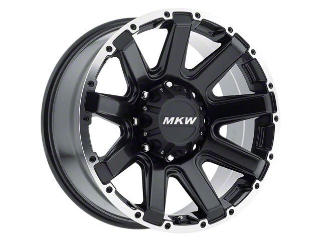MKW Offroad M94 Satin Black Machined 6-Lug Wheel; 18x9; 10mm Offset (15-20 Yukon)