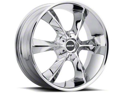MKW Offroad M119 Chrome 6-Lug Wheel; 20x9; 30mm Offset (24-26 Ranger)