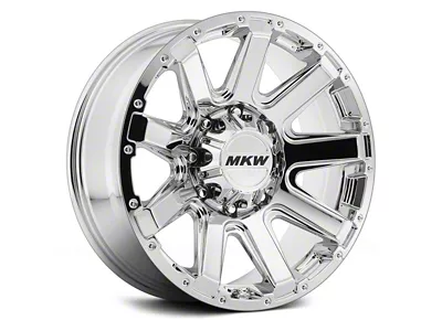MKW Offroad M94 Chrome 6-Lug Wheel; 17x9; 10mm Offset (24-25 Ranger)