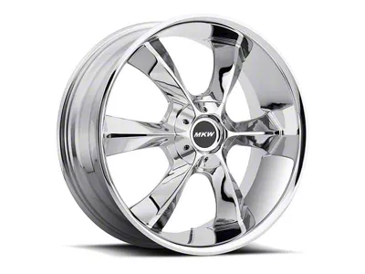 MKW Offroad M119 Chrome 6-Lug Wheel; 20x9; 18mm Offset (99-06 Silverado 1500)