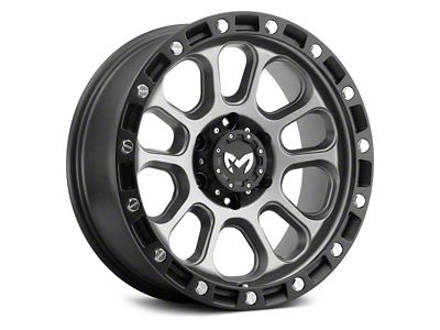 MKW Offroad M204 Matte Gray 6-Lug Wheel; 18x9; 1mm Offset (23-25 Canyon)