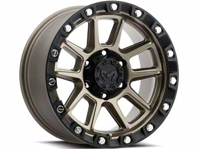 MKW Offroad M205 Matte Bronze 6-Lug Wheel; 17x8.5; 0mm Offset (23-24 Canyon)