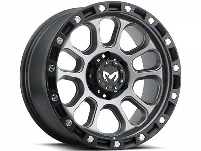 MKW Offroad M204 Matte Gray 6-Lug Wheel; 20x9; 1mm Offset (23-24 Colorado)