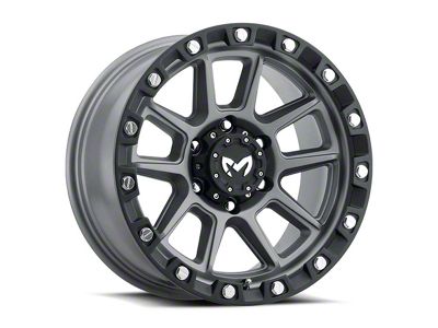 MKW Offroad M205 Matte Gray 6-Lug Wheel; 17x8.5; 0mm Offset (23-25 Colorado)