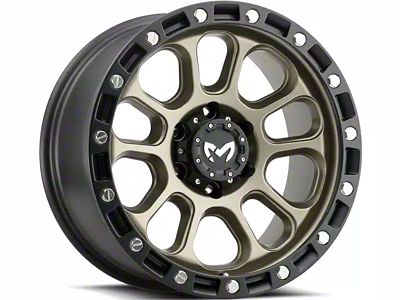 MKW Offroad M204 Matte Bronze 6-Lug Wheel; 17x9; 0mm Offset (14-18 Sierra 1500)