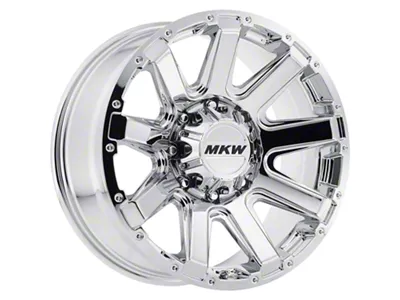MKW Offroad M94 Chrome 6-Lug Wheel; 17x9; 10mm Offset (99-06 Sierra 1500)