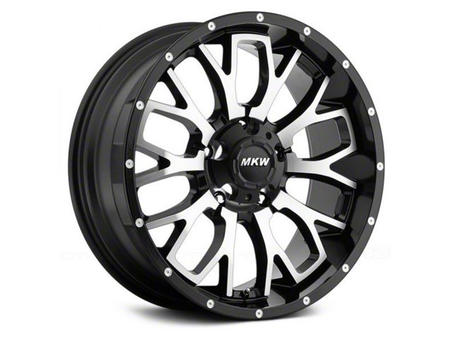 MKW Offroad M95 Satin Black Machined 6-Lug Wheel; 20x9; 10mm Offset (21-24 Yukon)