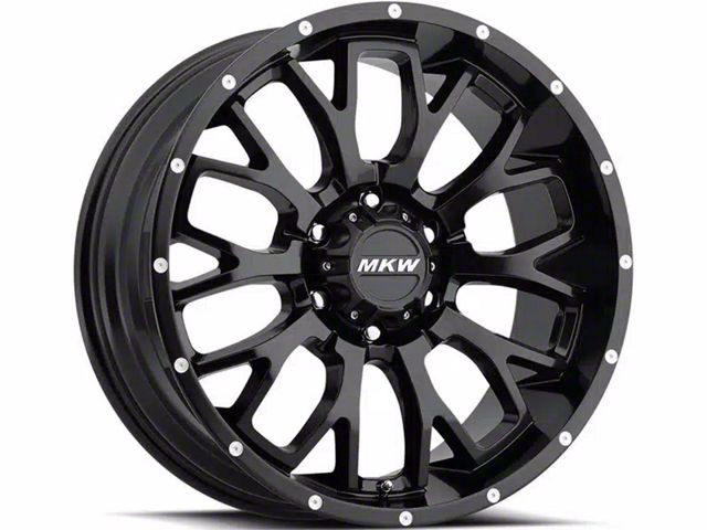 MKW Offroad M95 Satin Black 6-Lug Wheel; 18x9; 10mm Offset (21-24 Yukon)