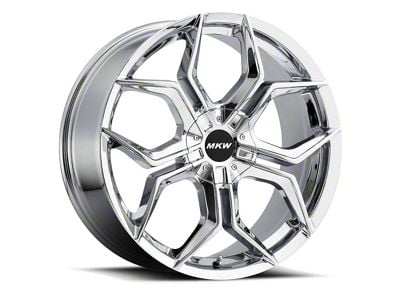 MKW M121 Chrome 6-Lug Wheel; 22x9; 35mm Offset (19-25 Sierra 1500)