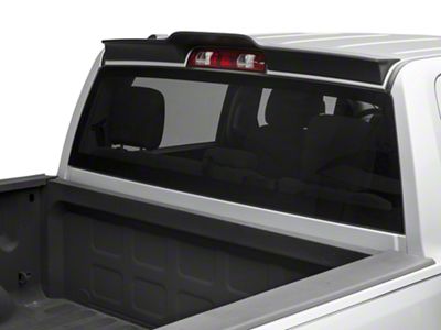 RedRock Rear Truck Cab Spoiler; Matte Black (09-18 RAM 1500)