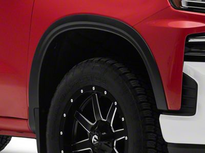 MMD OE Style Fender Flares; Satin Black (19-24 Silverado 1500)