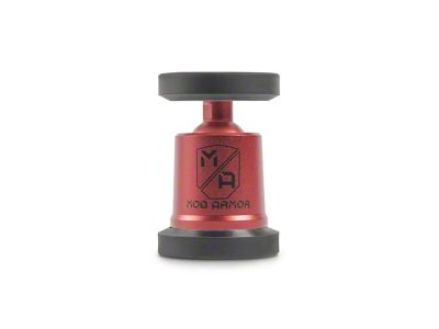 Mob Armor MobNetic Maxx Magnetic Car Mount; Red (Universal; Some Adaptation May Be Required)