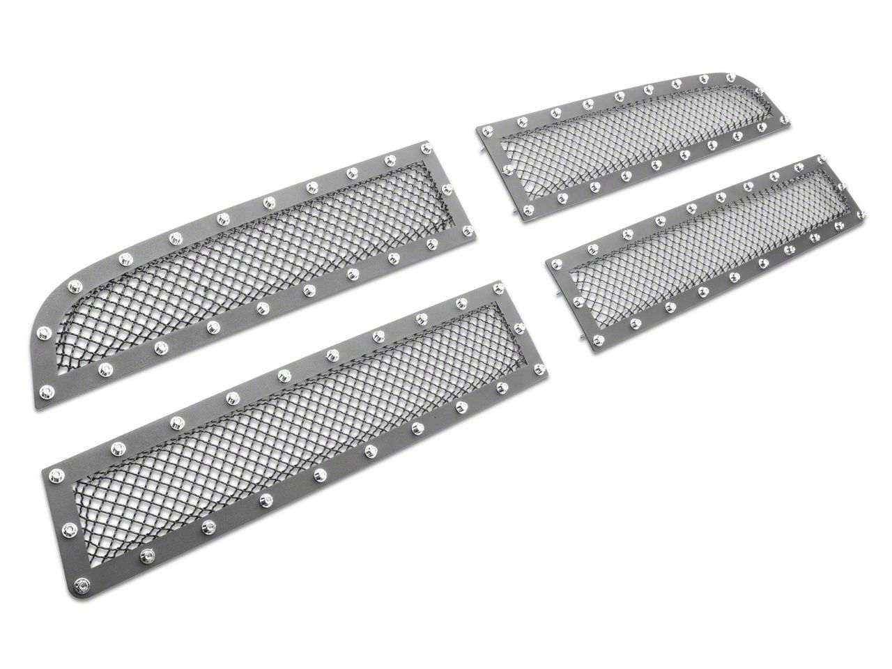 thumbnail image 2 of 13-17 RAM 2500 3500 Chrome Grille Shell With Black Mesh – Replacement Rivets Included 2 of 3