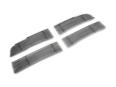 RedRock Upper Overlay Grilles; Polished (09-12 RAM 1500)