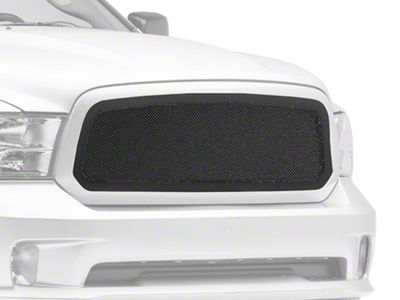 RedRock Wire Mesh Upper Grille Insert; Black (13-18 RAM 1500, Excluding Rebel)