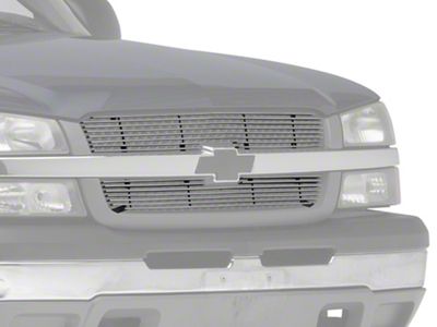 RedRock Upper Grille Insert; Polished (03-05 Silverado 1500)