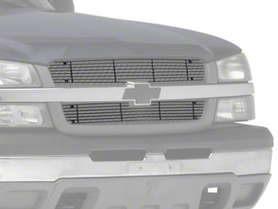 RedRock Upper Overlay Grille; Black (03-05 Silverado 1500)