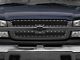 RedRock Wire Mesh Upper Overlay Grille with Rivets; Black (03-05 Silverado 1500)