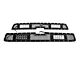 RedRock Modern Billet Mesh Upper Grille Insert with LED Lighting and Rivets; Black (03-05 Silverado 1500)