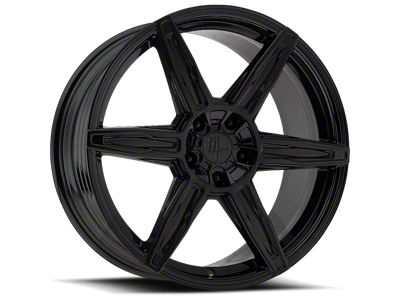 Modern Luxury MLF11 Gloss Black 6-Lug Wheel; 22x9.5; 25mm Offset (07-14 Tahoe)