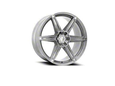 Modern Luxury MLF11 Brushed Titanium 6-Lug Wheel; 22x9.5; 25mm Offset (99-06 Silverado 1500)