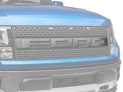 Brushed Front Grille F-O-R-D Letter Set (10-14 F-150 Raptor)