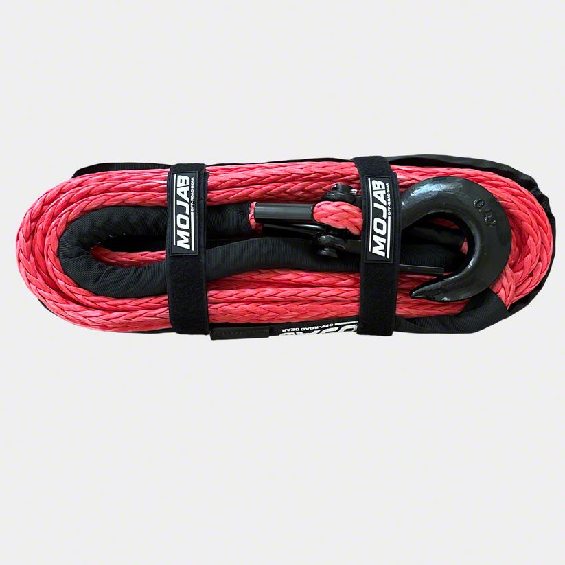 Mojab Offroad F-350 Super Duty 1/2-Inch x 78-Foot Synthetic Winch Rope ...