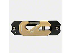 Mojab Offroad Aluminum Recessed Winch Shackle and Fairlead Kit with Closed Latch; Tan